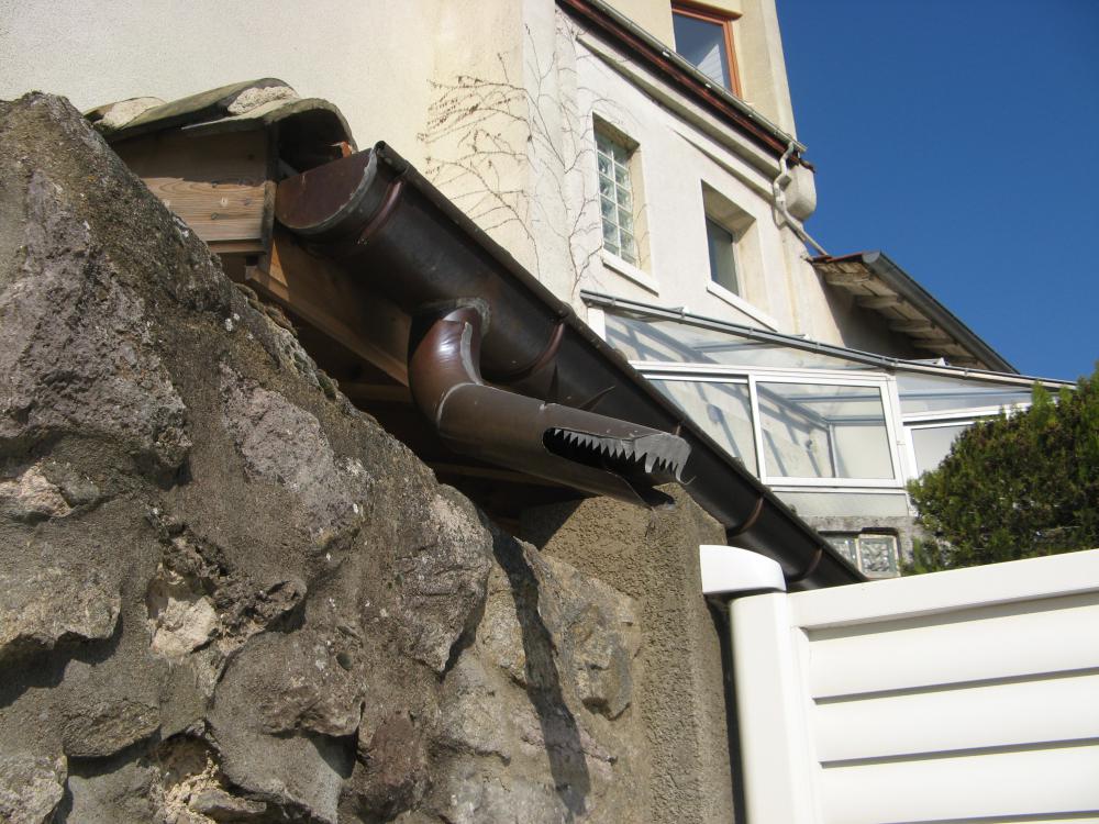 Toiture, gouttière 