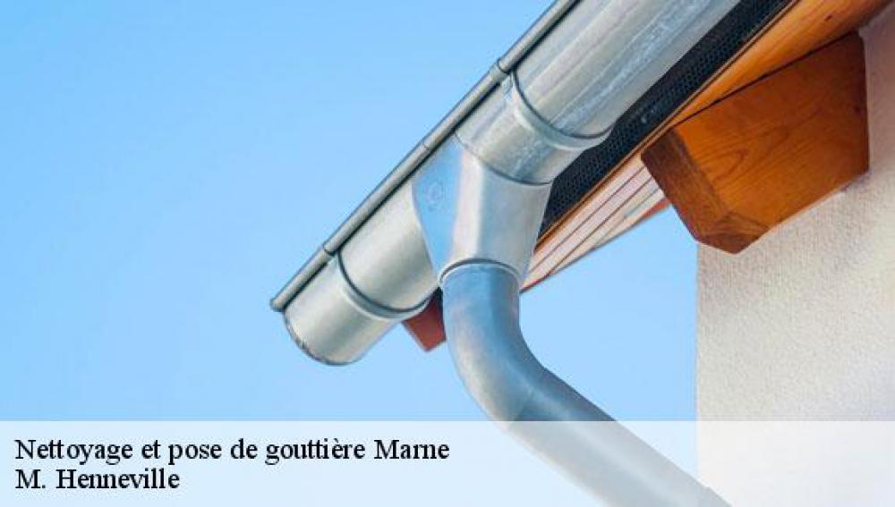 Pose et nettoyage de gouttière