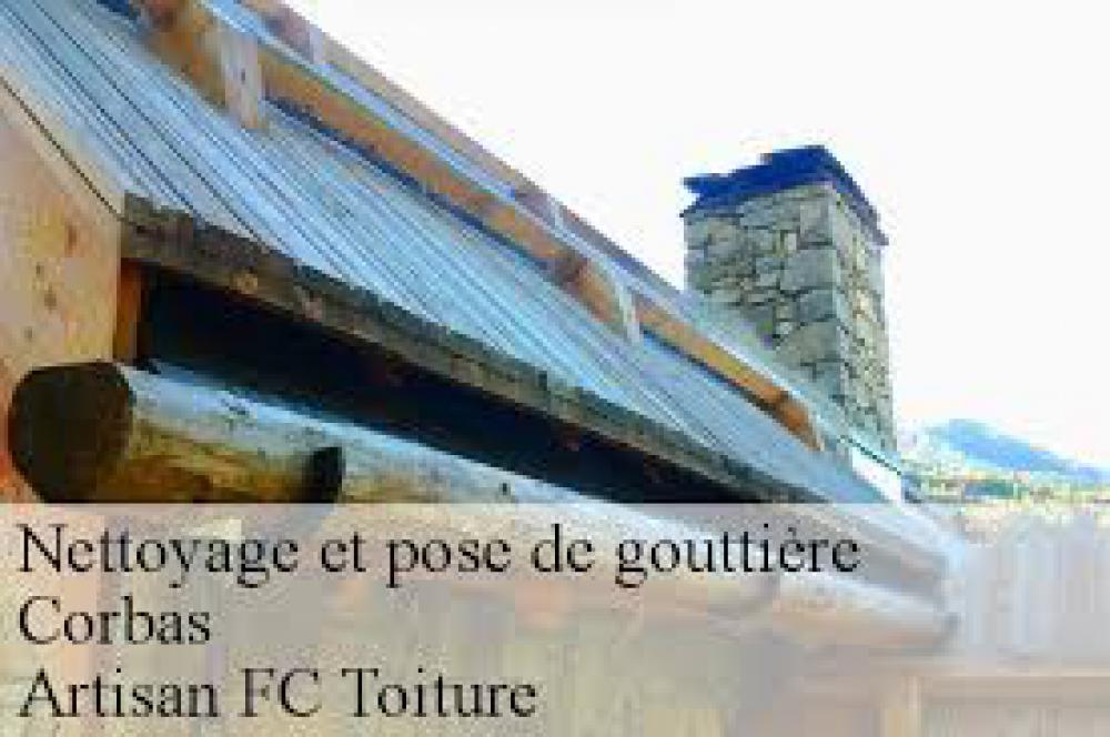 Pose et nettoyage de gouttière
