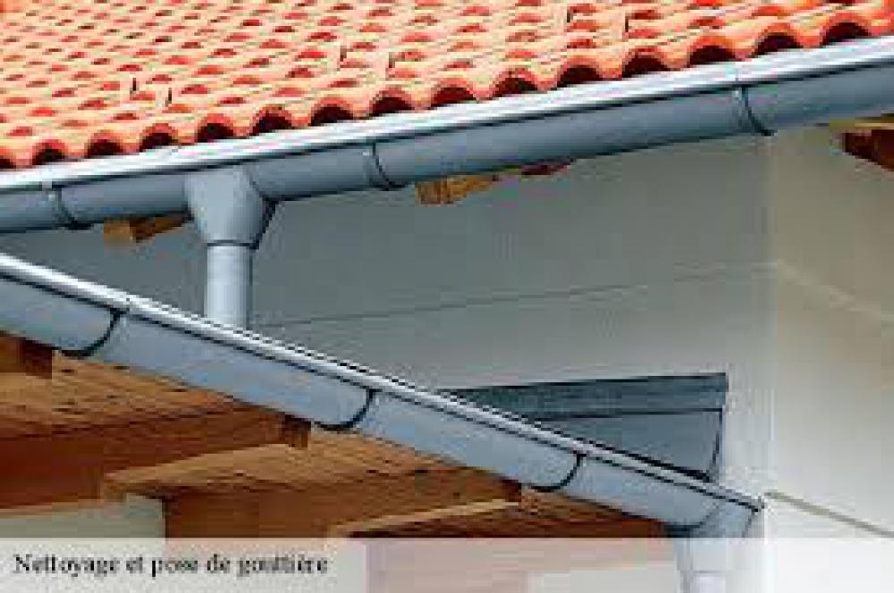 pose et nettoyage de gouttière