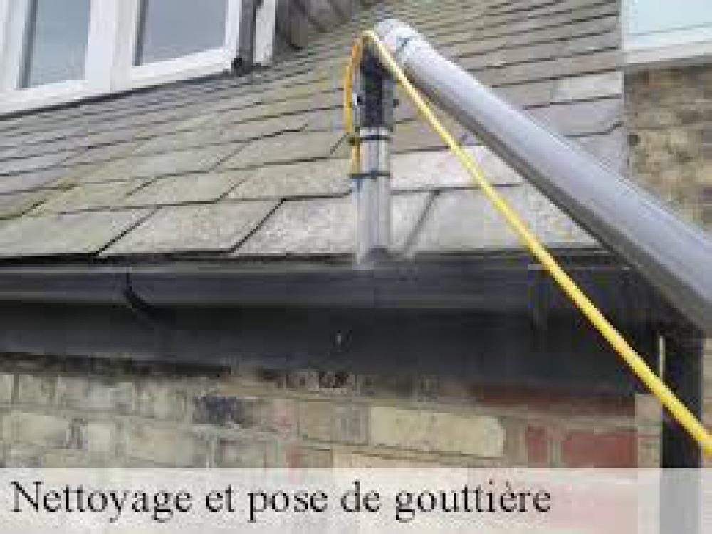 Pose et nettoyage de gouttière