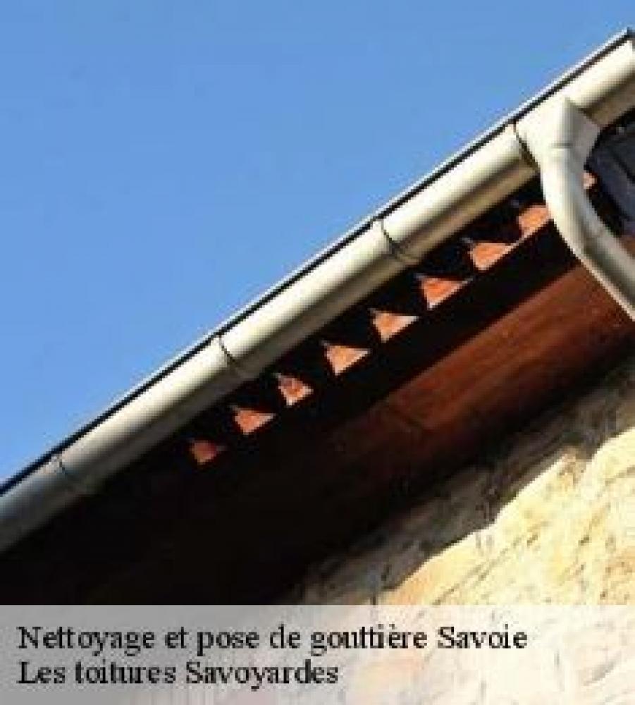 Les toitures Savoyardes pose les gouttières dans le 73