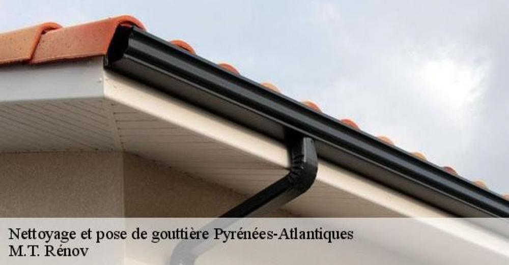 M.T. Rénov nettoie et pose les gouttières dans le 64