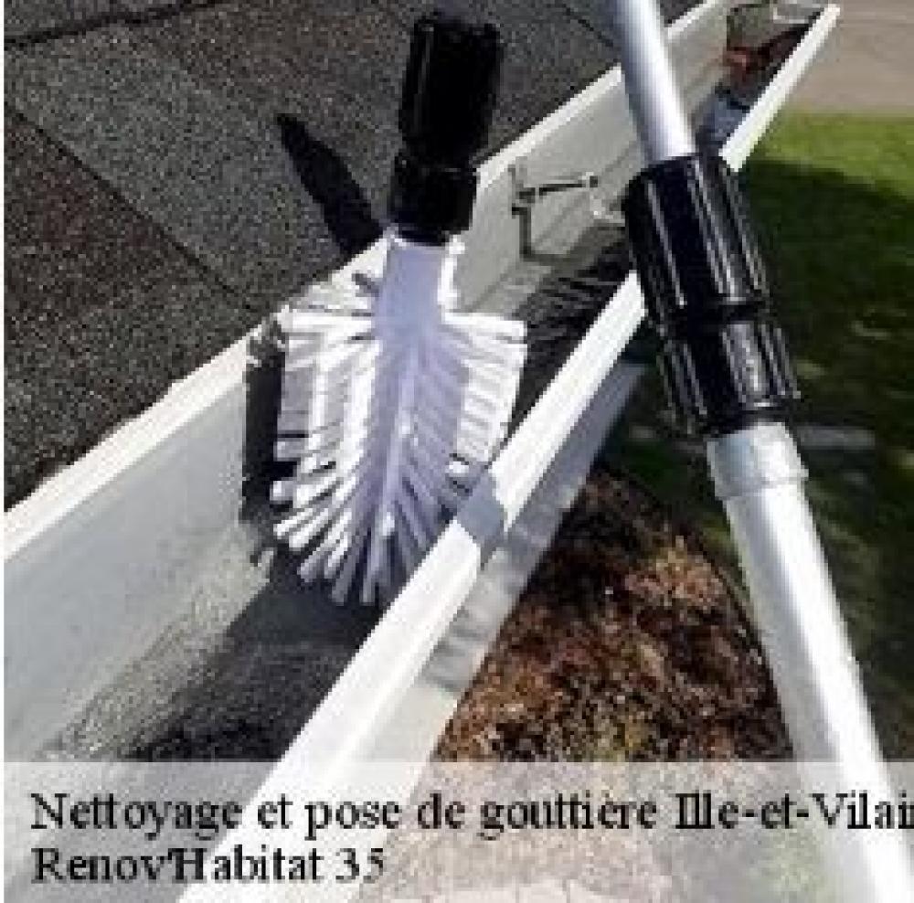 Renov’Habitat 35 pour les travaux de gouttière dans le 35